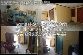 Family Homestay Maliboro 9km Yogyakarta Mingguan Bulanan Harian  3KT M