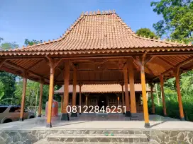 Jual Bangunan Pendopo Joglo kayu Jati, Rumah Joglo dan Linasan