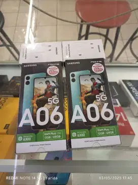 Samsung A06 5G 6+6/128gb baru garansi resmi bisa TT Kredit