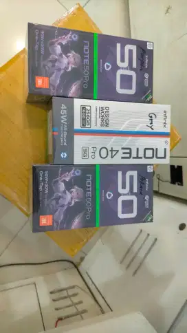 Ready Infinix not 50 pro. 16/256