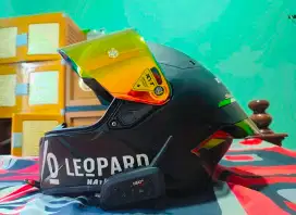 Helm Kyt Ttc Tt Course + intercom Ejeas V6 Pro