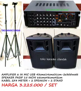 paket speaker 15in