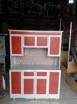 Rak piring alumunium anti rayap modern minimalis