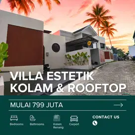 Hunian Villa Modern dengan Private Pool di Turi Sleman
