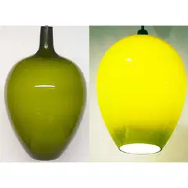 2 PCS Vintage old Lamp Denmark Design JO - HAMMERBORG  tahun 60 'an