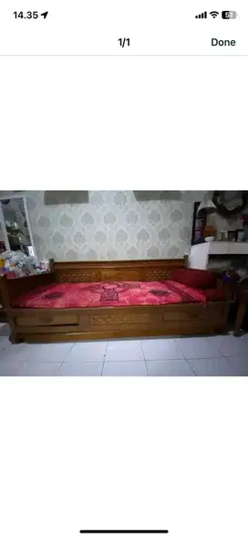 Jual Kursi jati plus bantal dan guling