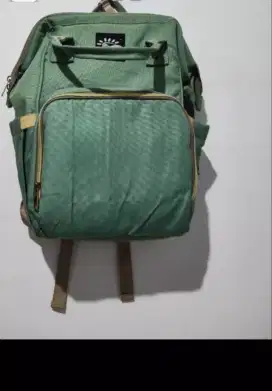 [Preloved] Tas Ransel Tempat Susu Keperluan Anak Merek Shiyan Hijau