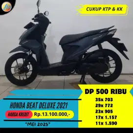 JUAL CEPAT HONDA BEAT DELUXE 2021 CASH KREDIT SEKEN BERGARANSI GRESS