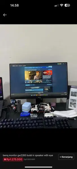 Benq monitor gw2283 build in speaker & eye care