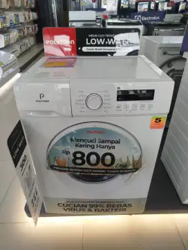 Promo Mesin Cuci Top Load Polytron 8 KG Bisa Dicicil Tanpa DP