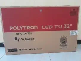 Polytron Android TV 32 inch Baru