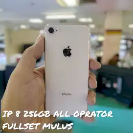 Iphone 8 256GB Fullset mulus bisa semua kartu aman harga net