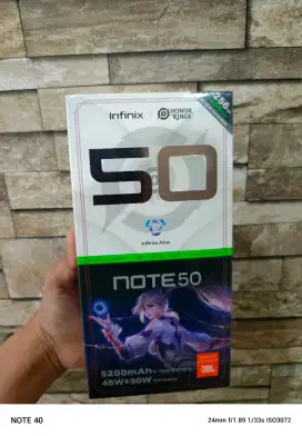 Infinix Note 50 8/256gb Garansi Resmi