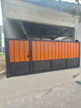 Pagar besi rumah minimalis