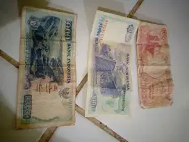Jual uang kuno Rp.1000 dan Rp.100