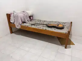 Ranjang kayu single