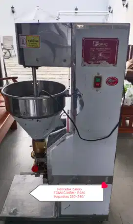 Mesin cetak bakso, mesin pennggiling dan bowl cutter