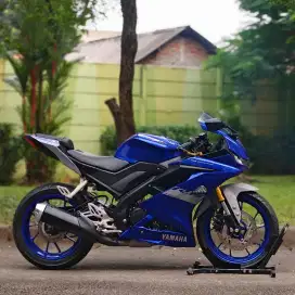 YAMAHA YZF R15 V3 BIRU 2021 KM LOW ISTIMEWA PAJAK ON