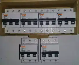 Mcb merlin gerin multi nc45a 3phase 6pcs seken rasa baru