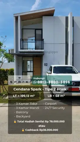 Rumah 2 Lantai Cendana Spark Tipe 2