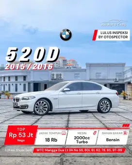 BMW 520d 2016 NIK 2015 diesel