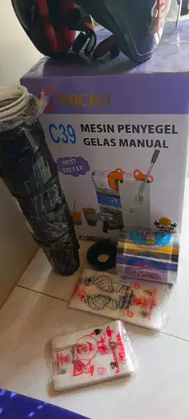 Mesin press sealer cup omicko c39