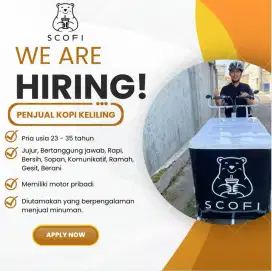 Dicari Penjual Kopi Keliling Bandung Barat