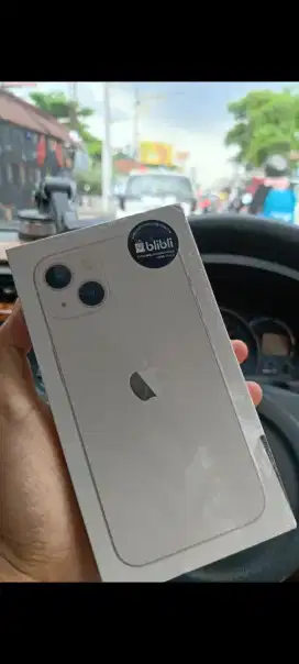 iPhone 13 new baru BNIB starlight putih white garansi resmi blibli GDN