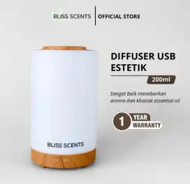 BLISS SCENTS Diffuser Aromaterapi Ultrasonic USB