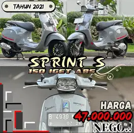 TERMURAH Vespa Sprint S 150 IGET ABS LED 2021
