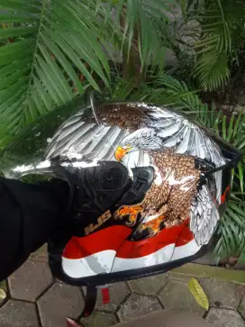 Helm njs Kairos motif garuda
