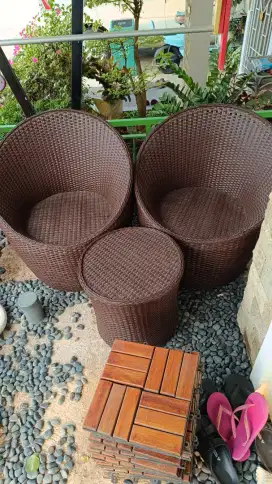 meja kursi taman 1 set