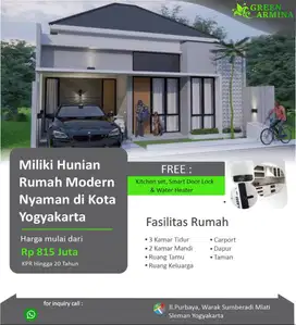 Rumah Cantik Modern dekat SCH Mall dan Pemda Sleman