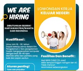 LOWONGAN PEKERJAAN