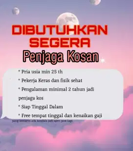 Penjaga 2 Kos 1 Rumah
