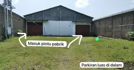 dijual gudang atau bekas pabrik murah banget 5000 meter