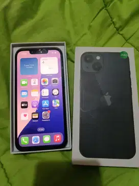 Iphone 13 256gb all operator mulusss warna midnight
