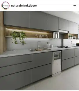 Custom Interior Kitchen Set, Backdrop TV, Lemari, Wardrobe