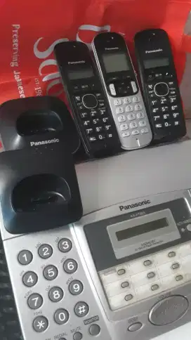 Jual mesin fax dan telepon merk panasonic kondisi masih normal mulus