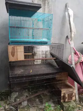 Kandang burung sangkar burung set glodok
