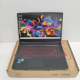 MSI GF63 Thin 11UC Intel Core i5-RAM 8GB SSD 512GB RTX 3050 FULLSET