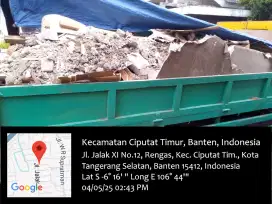 jasa buang puing/sampah proyek dll