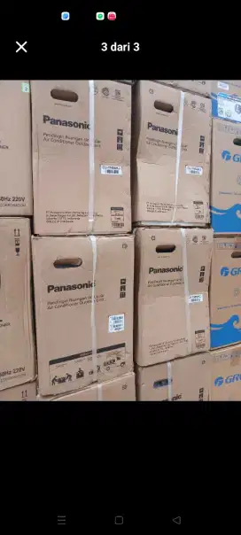 di jual ac Panasonic 1/2 pk. lokasi garansi resmi