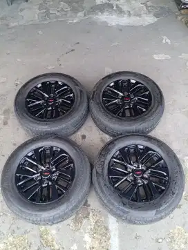 Velg oem fortuner trd r18 6x139.7 sepaket ban ori enkei
