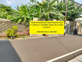 Tanah Harga Bawah Pasar Jarang Ada!! Duren Sawit Jakarta Timur