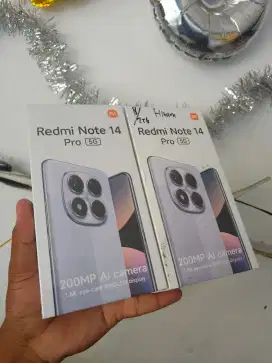New Redminote 14 pro 5G ram8/256 garansi resmi 1 tahun