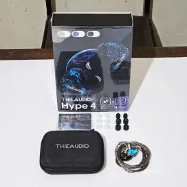 IEM Thieaudio Hype 4 Black / Hitam In Ear Monitor Earphone 2DD + 4BA