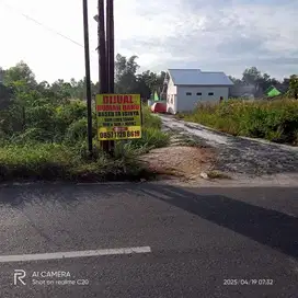 DISEWAKAN/DIJUAL RUMAH DEKAT PINGGIR JALAN RAYA PEMATANG GAMBUT
