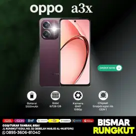 READY HP OPPO A3X RAM 6+6 ROM 128 || BISA COD GRATIS ONGKIR
