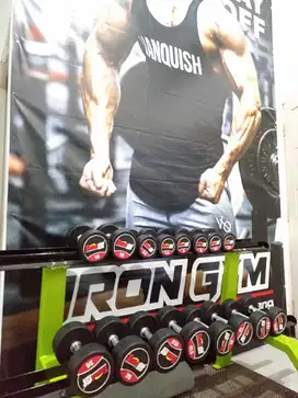 Alat gym fitness bekas murah